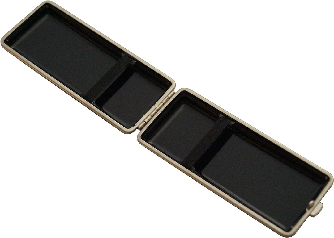 GERMANUS Zigarettenetui, Made in Germany, Schwarz Leder, 85 mm oder 100 mm, schmal