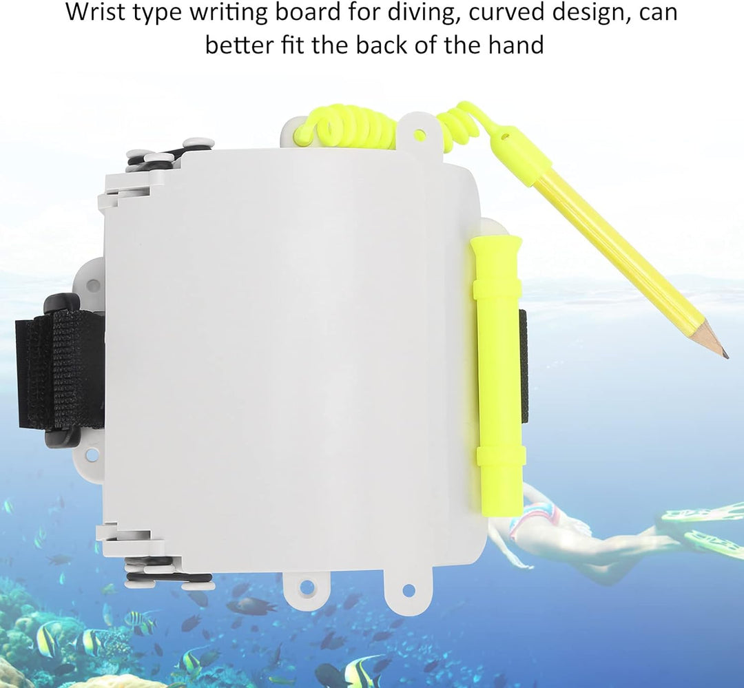 Les-Theresa Tauchen Handgelenk Schiefer Unterwasser verstellbare Schreibtafel mit Dehnbar Bleistift,