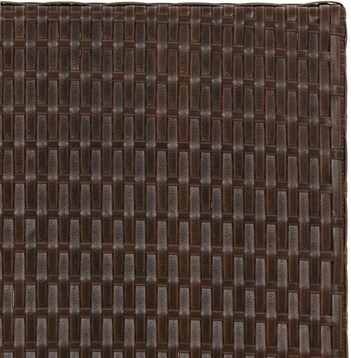 Makastle Polyrattan Klapptisch 45x35x32 cm Platzsparend Klappbar Tragbar Wetterfest Aussen Gartentis