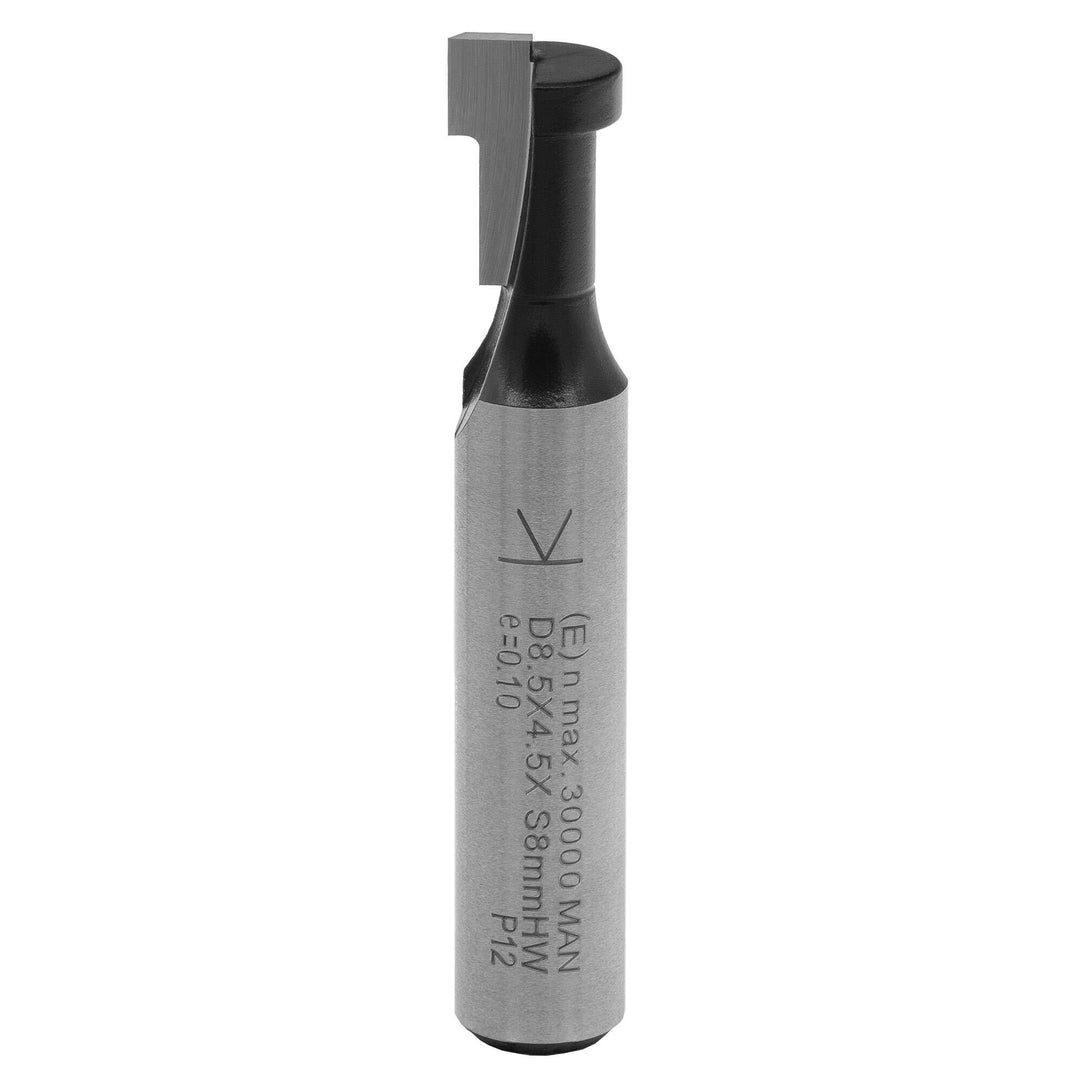 ENT 17735 T-Nutfräser M5 HW, Schaft (S) 8 mm, Durchmesser (D1) 8,5 mm, D2 5,6 mm, NL1 7,0 mm, NL2 4,