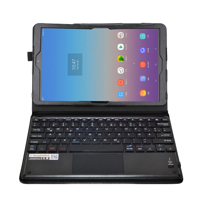 MQ für Galaxy Tab A 10.5 - Bluetooth Tastatur Tasche mit Touchpad für Samsung Galaxy Tab A 10.5 | Ta