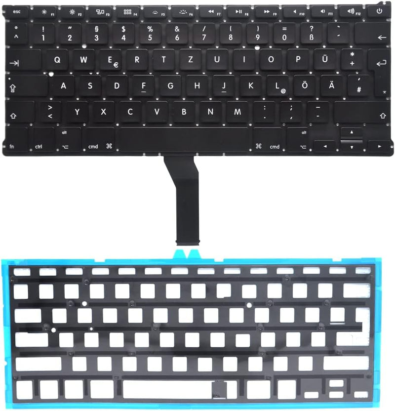 Pardarsey Laptop Tastatur Notebook Keyboard Ersatz Austausch Deutsch QWERTZ DE Kompatibel Für MacBoo