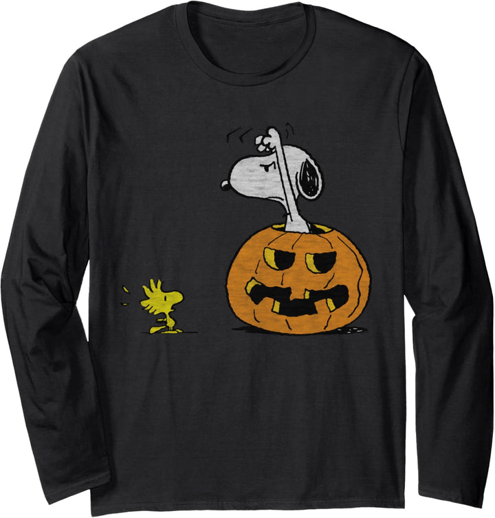 Peanuts Halloween Snoopy Woodstock Langarmshirt