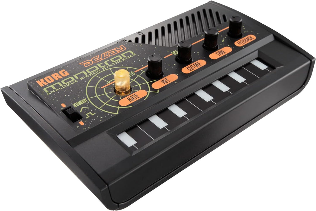 Korg DKO Monotron-Verzögerungs-Miniatur-Synthesizer Schwarz Monotron Delay Analogue Ribbon Synthesis