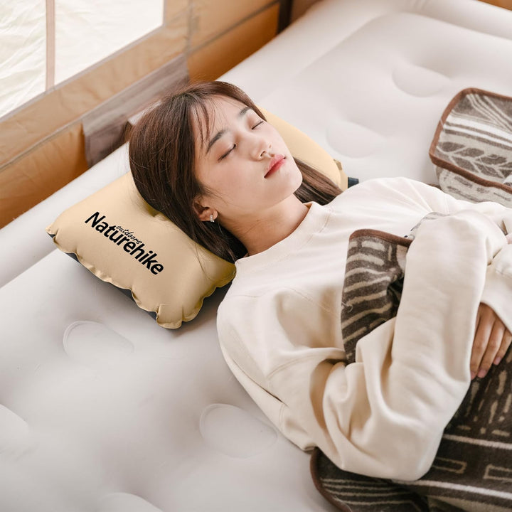 Naturehike Campingkissen|Reisekissen|Strandkissen|Lendenkissen Selbstaufblasendes Kissen Camping zub