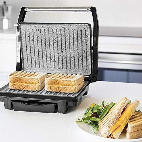 Cecotec Rock´n Grill 1000 W. Elektrischer Grill, RockStone Antihaftbeschichtung, 1000 W, 25,5 x 29,5