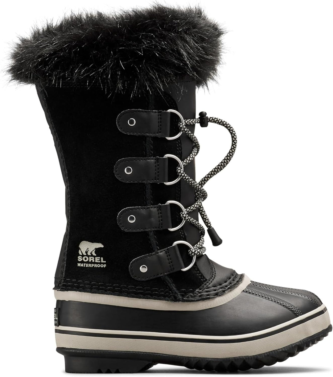 Sorel Unisex Kinder Joan of Arctic Boot Wp Schneestiefel, Black Dove Youth Collection 2023