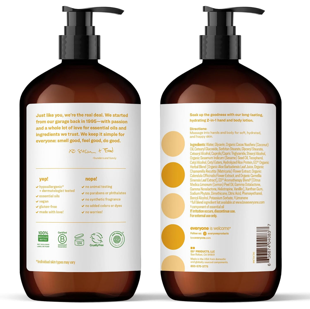 Jeder Lotion, Zitrus und Minze, 32 Unze, 2 Zählen Coconut and Lemon 32 OZ, Coconut and Lemon 946.35