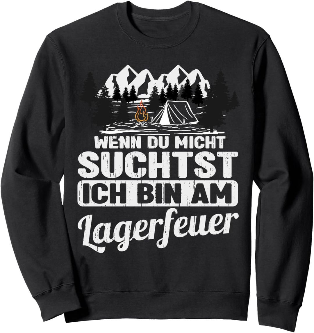 Pfadfinder Scout du findest mich am Lagerfeuer Sweatshirt