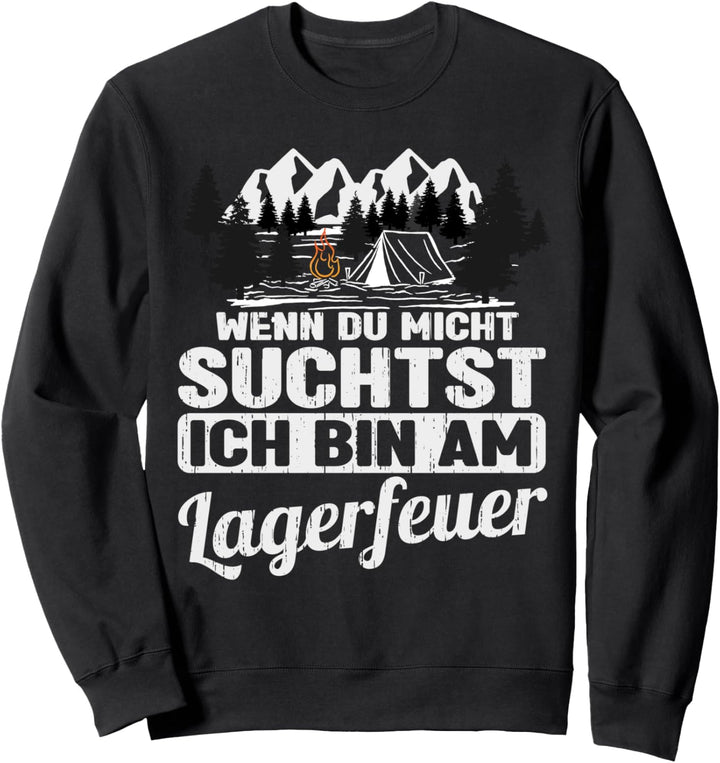Pfadfinder Scout du findest mich am Lagerfeuer Sweatshirt