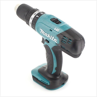 Makita Akku-Schlagbohrmaschine DHP453 Solo 18 V, Schwarz,blau, Batteriebetrieben