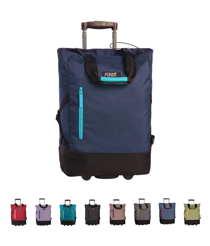 Punta Shopping Roller, dunkelblau, 36x50x20cm 36x50x20cm Dunkelblau