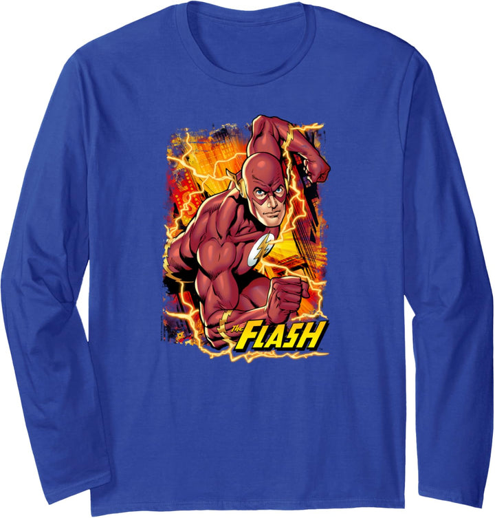 The Flash Lightning Langarmshirt