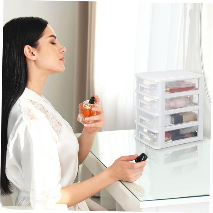YARNOW 4 Schublade Desktop Storage Organizer| Beh?lter Lagerung Organizer Kommode Veranstalter für D