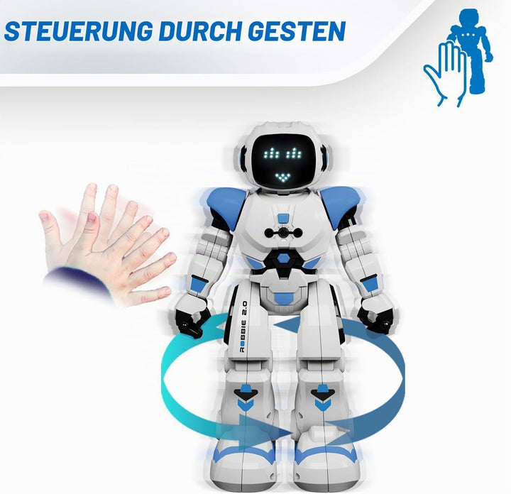 Xtrem Bots - Robbie | Roboter Kinder | Ferngesteuerter Roboter Kinder Ab 5 Jahren | Interaktives Spi