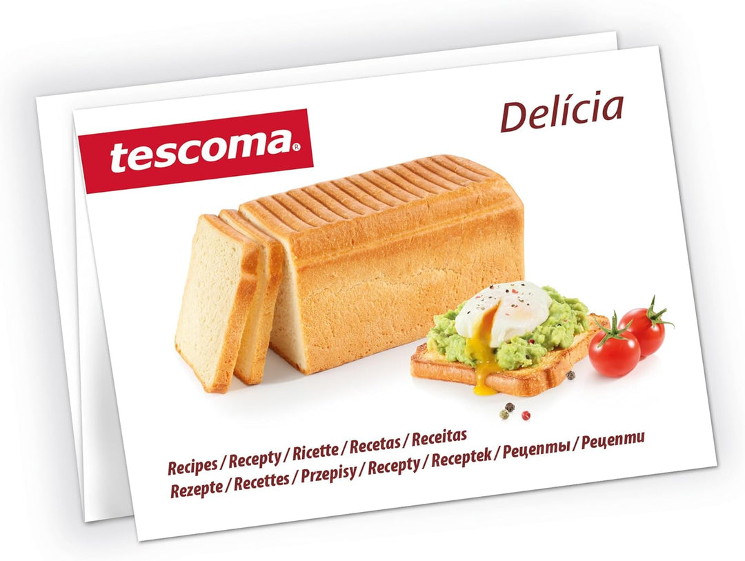 Tescoma para PAN DE MOLDE Ceramica Delicia, Keramik, Red, 27 cm Brot im Kasten, Brot im Kasten