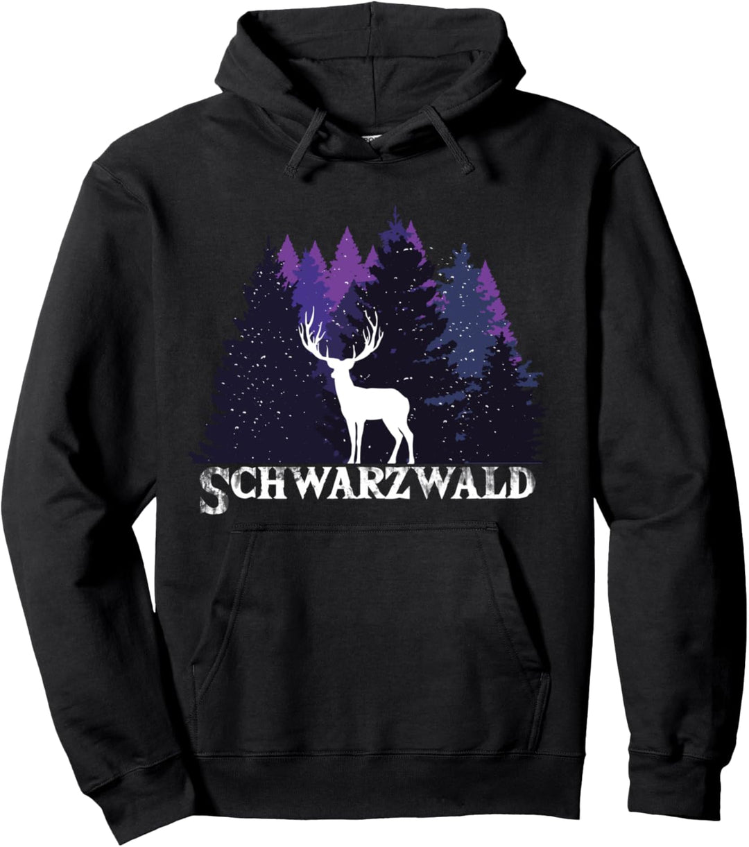 Schwarzwald wander T-shirt Schwarzwald Hirsch Outdoor Shirt Pullover Hoodie