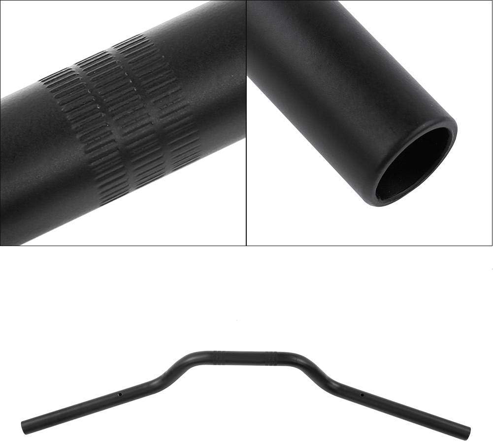 KIMISS Lenker für Motorrad,22 mm Universaler Motorradlenker aus Stahl+ CNC-Behandlung Schwarz, Schwa