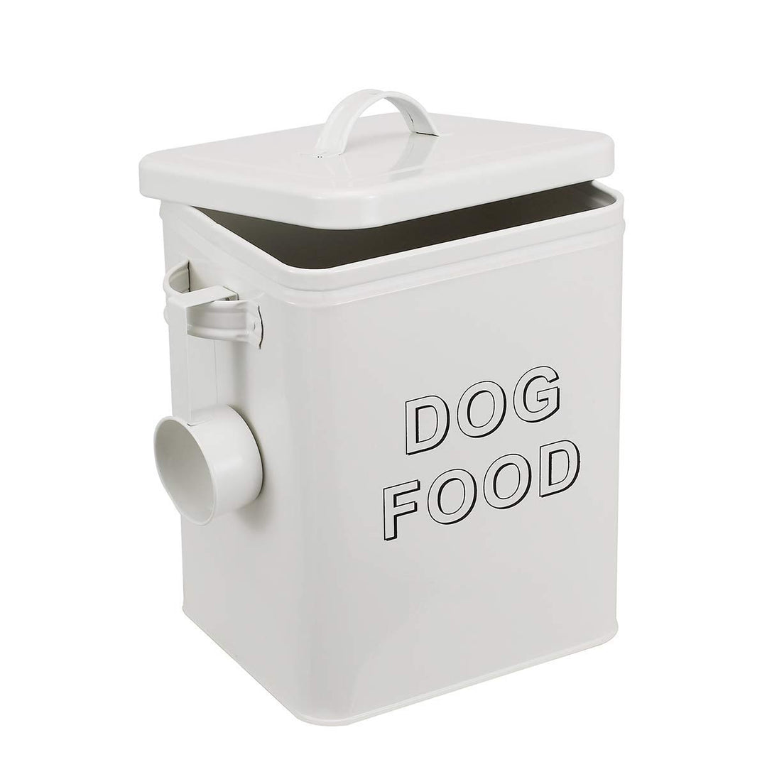 Pethiy Hundefutter hundeleckerli aufbewahrung Box,6.5 Liter Metall hundefutter Box Aufbewahrungdose