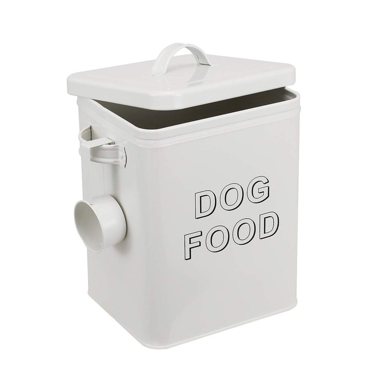 Pethiy Hundefutter hundeleckerli aufbewahrung Box,6.5 Liter Metall hundefutter Box Aufbewahrungdose