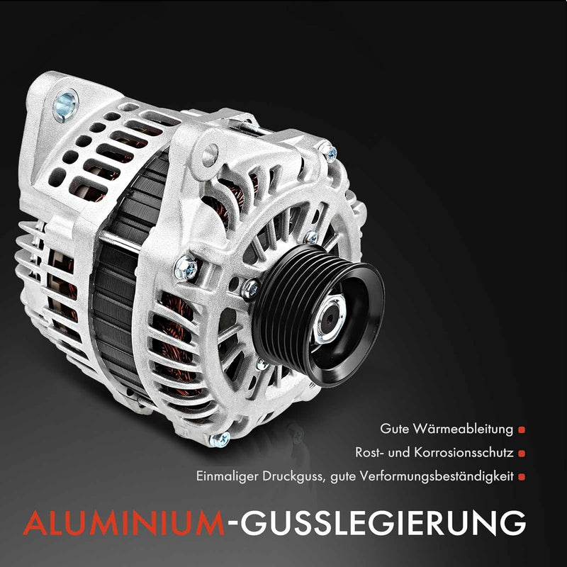 Frankberg Lichtmaschine Generator 130A Kompatibel mit Murano II Z51 3.5L 2007-2014 Teana II J32 2.5L