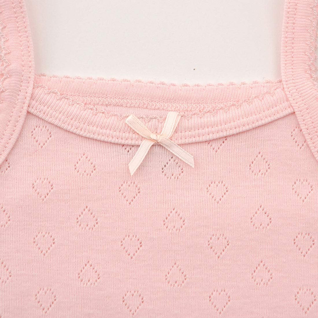ärmelloses Tanktop, Body, für Babys, Mädchen, aus Baumwolle, 3er-Pack Strampler 3-6 Monate 4er-Pack