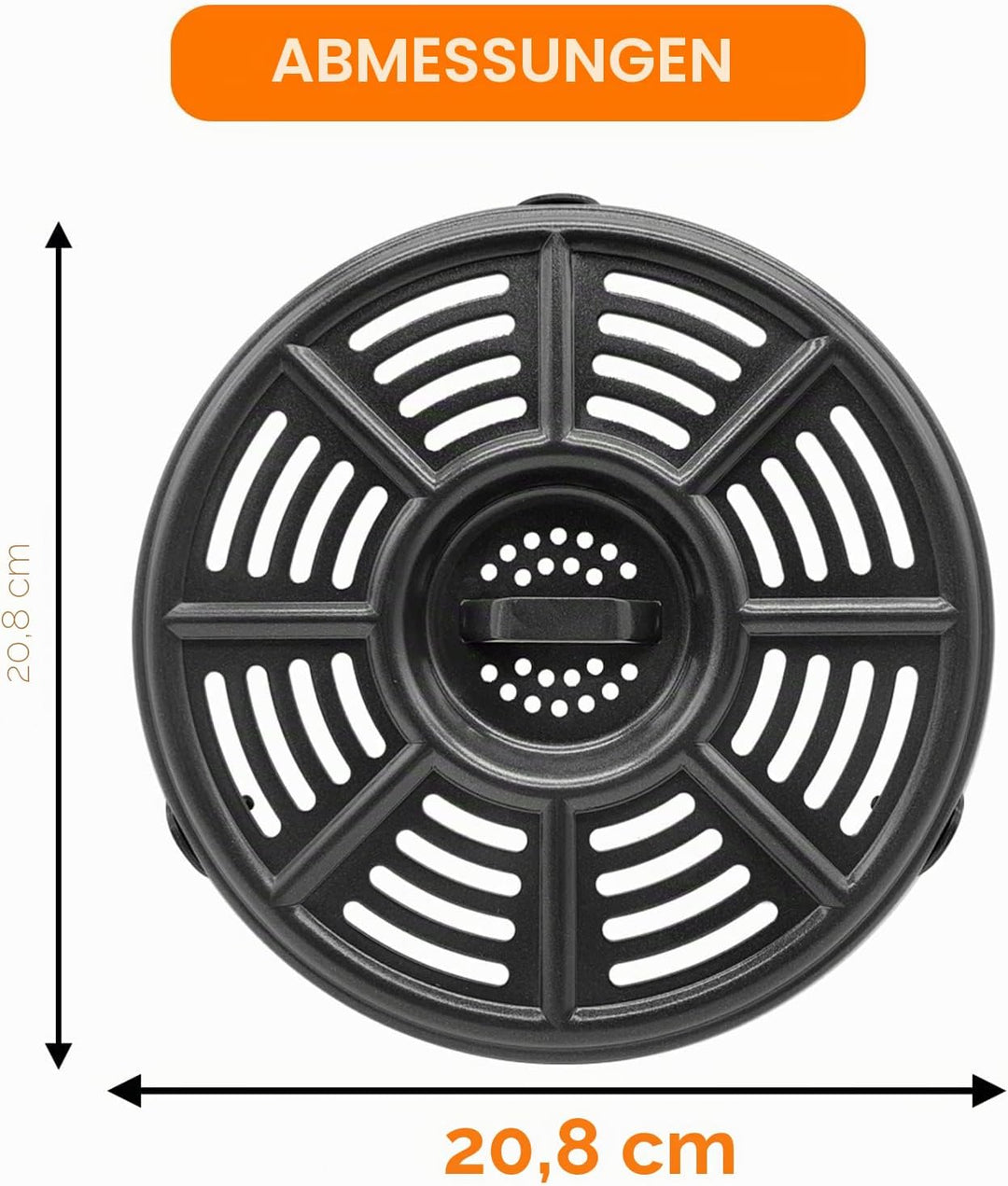 Heissluftfritteuse Backblech für Ninja AF100EU 3,8L 4-in-1 & AF160EU 5,2L 6-in-1 Luftfritteusen 21 c