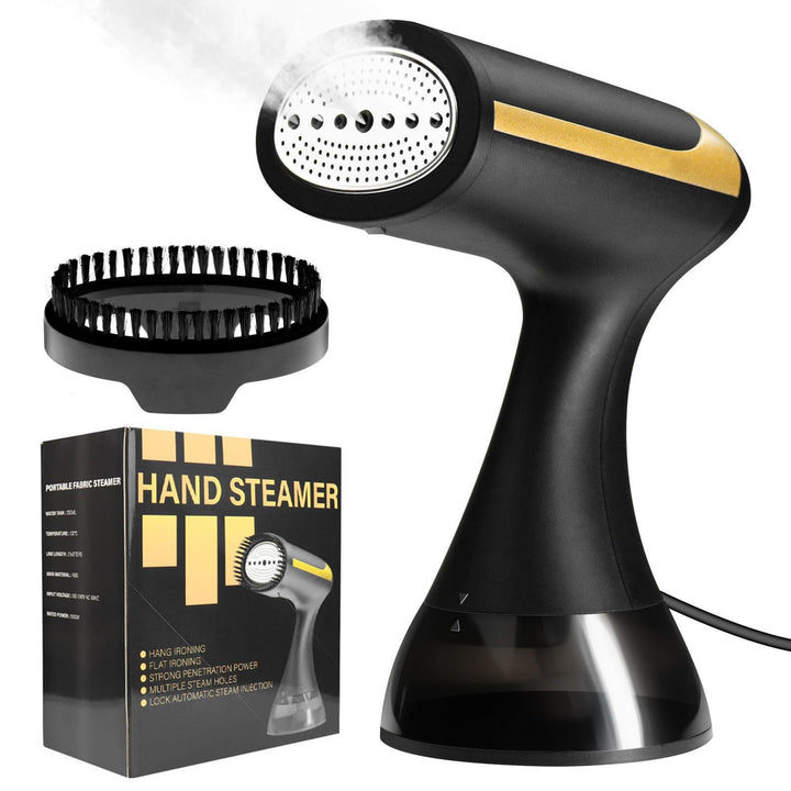 Dampfglätter Kabellos, Dampfglätter Reise 1500W mit 350ml Dampfbürste Steamer Reise Wassertank Kompa