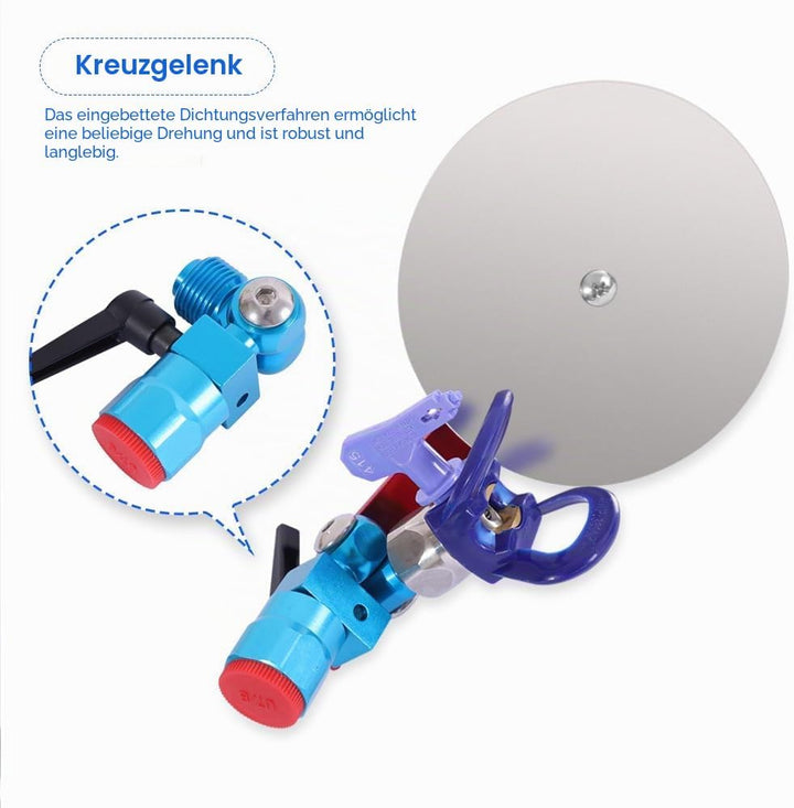Sprühgerät Airless Zubehör Verlängerungsstange 2 x 30 cm für Titan/Wagner/Graco + Chicane Farbtrennu
