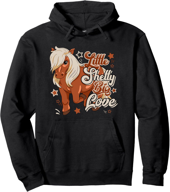 Shetty I Shetlandpony Pferde Motiv für Reiterin Pullover Hoodie