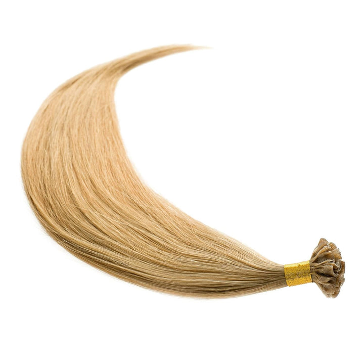 hair2heart Premium Extensions Echthaar Bondings glatt - 50 Strähnen 1 g 60cm 9/31 lichtblond Gold As
