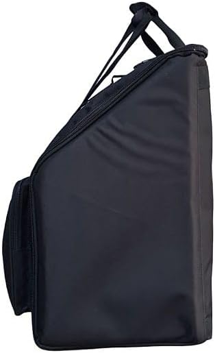 Generisch Knopfakkordeon Tasche 120 Bässe Rucksack Deluxe-PRO schwarz