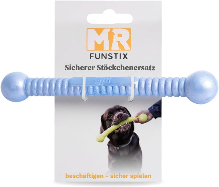 Martin Rütter FUNSTIX Stöckchenersatz für Hunde Grösse: L, Farbe: Metallic-Blau – Flexibler & sicher