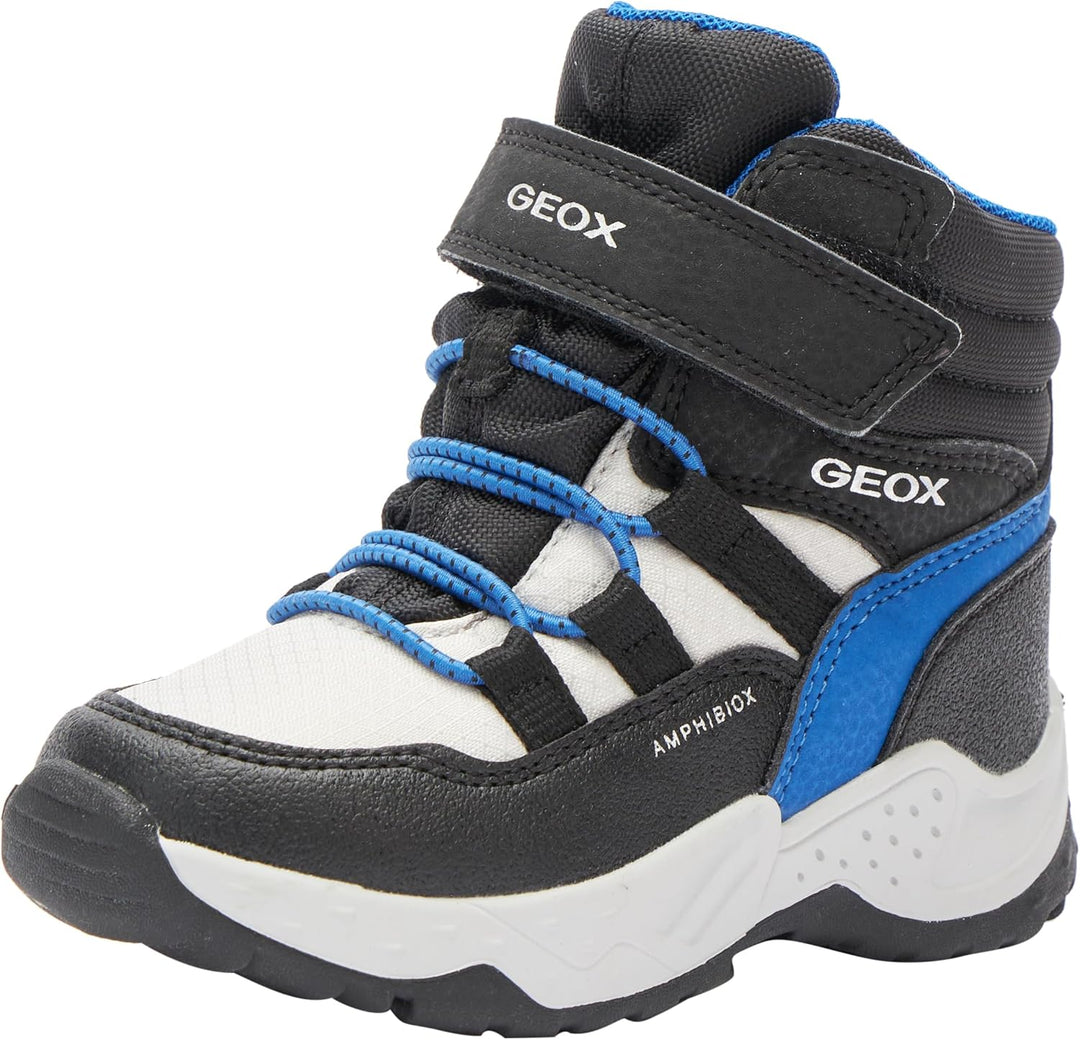 Geox Jungen J Sentiero Boy B ABX Stiefeletten 32 EU Lt Grey Royal, 32 EU Lt Grey Royal