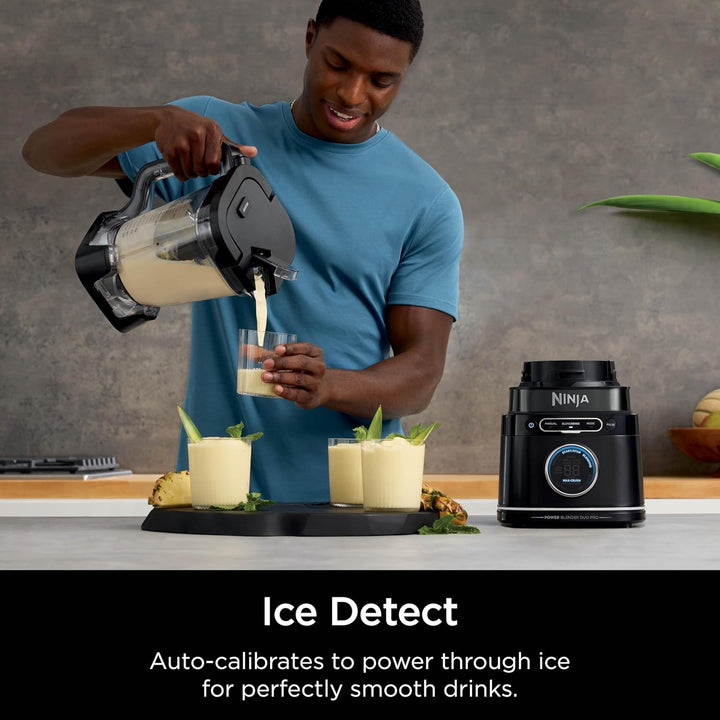 Ninja TB301 Detect Duo Power Blender Pro + Single Serve, BlendSense-Technologie, Mixer für Smoothies