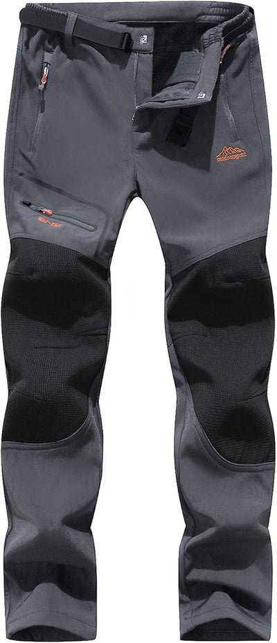 BenBoy Herren Wanderhose Wasserdicht Softshellhose Outdoorhose Winddicht Warm Gefüttert Skihose Snow