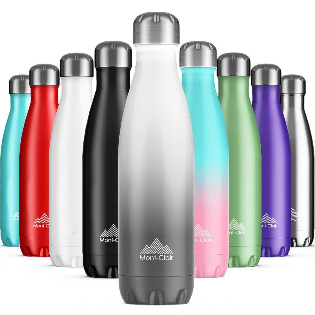Mont-Clair Trinkflasche Edelstahl - Thermosflasche - BPA-freie - Water Bottle, Edelstahl trinkflasch
