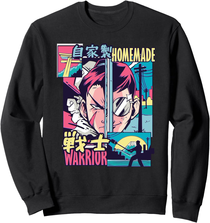 Homemade Warrior Anime Cartoon Comic Manga Japanese Sweatshirt