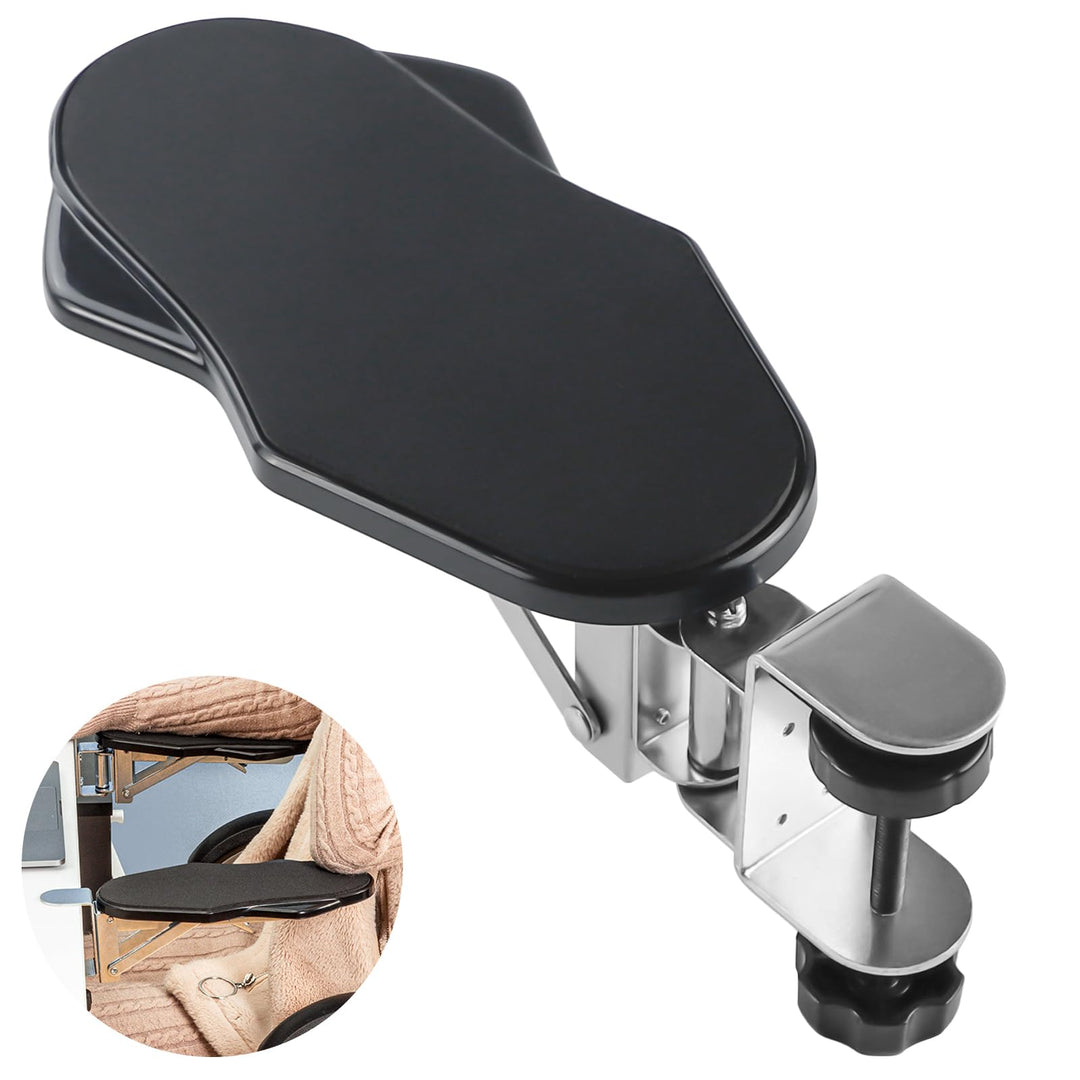 Ergonomische Verstellbare Armauflage, 90° Faltbare & 180° Drehbare Armauflage Schreibtisch Extender,
