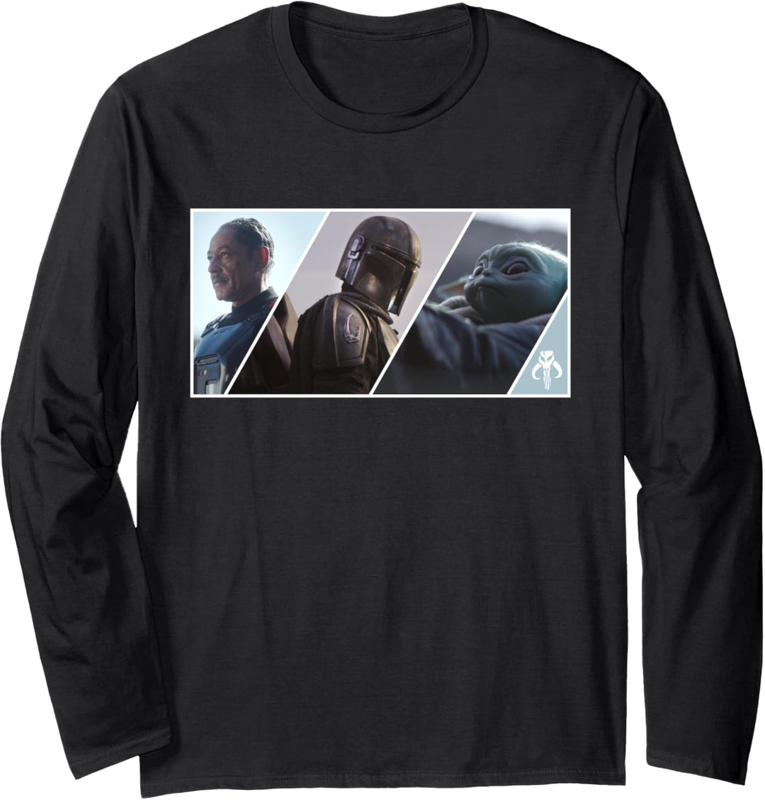 Star Wars The Mandalorian Gideon Mando & The Child Langarmshirt