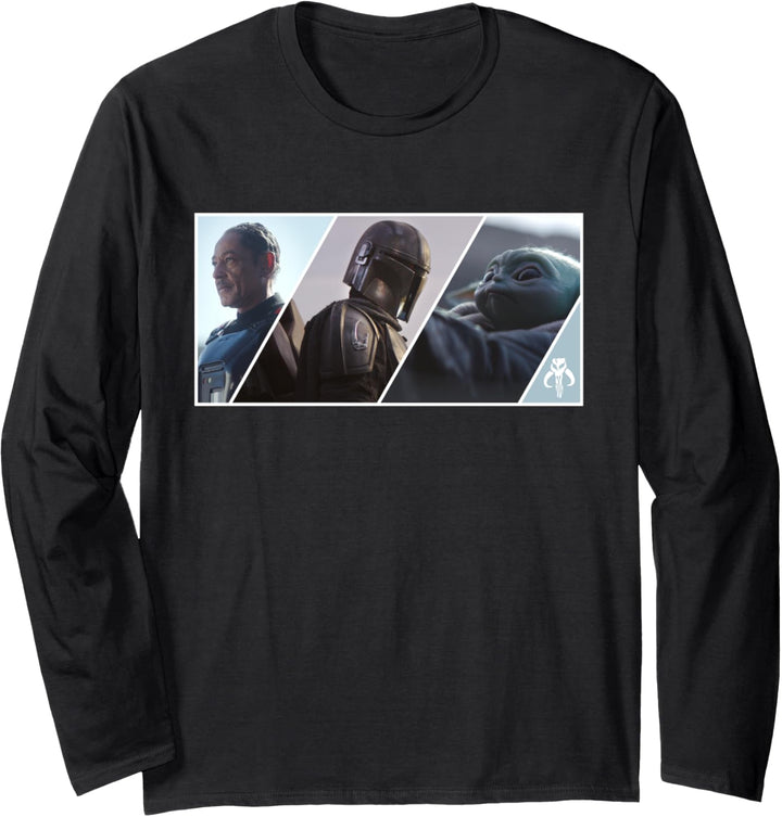 Star Wars The Mandalorian Gideon Mando & The Child Langarmshirt