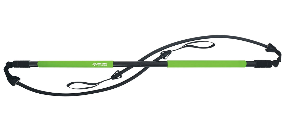 Schildkröt Fitness Gymnastic Stick, Set mit Stick und 2 Linearexpander, in 4-Farb Karton,