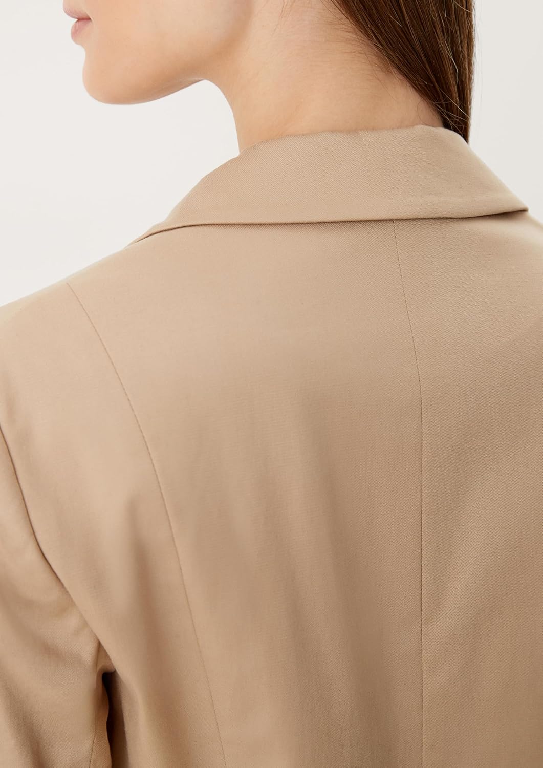 s.Oliver BLACK LABEL Damen Langarm Regular Fit Blazer 40 Beige, 40 Beige