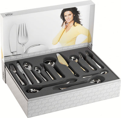 BSF Country Besteckset 68-teilig, für 12 Personen, 18/10 Edelstahl, spülmaschinengeeignet