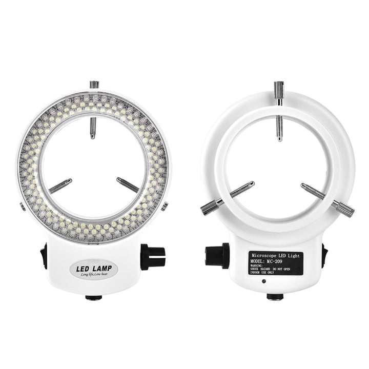 LED-Ringlichtlampe, 144 LED-Perlen, Beleuchtung, Einstellbare Helligkeit, Mikroskop-Lichtquellen, Ri