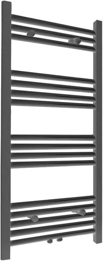 S SIENOC 500 x 1000 mm Anthrazit mittelanschluss Badheizkörper handtuchhalter Heizkörper Handtuchwär