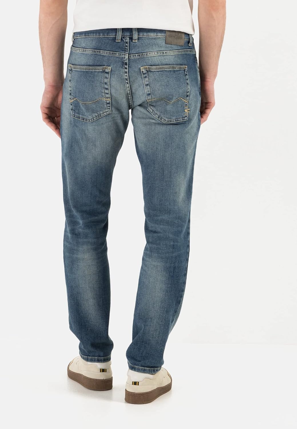 camel active Herren Slim Fit fleXXXactive® 5-Pocket Jeans 38W / 36L Indigo, 38W / 36L Indigo