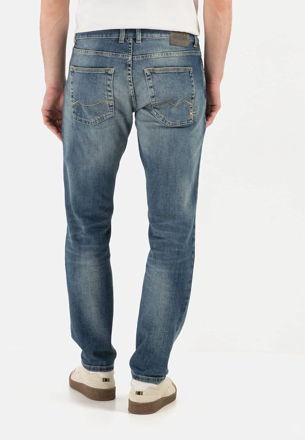 camel active Herren Slim Fit fleXXXactive® 5-Pocket Jeans 38W / 34L Indigo, 38W / 34L Indigo