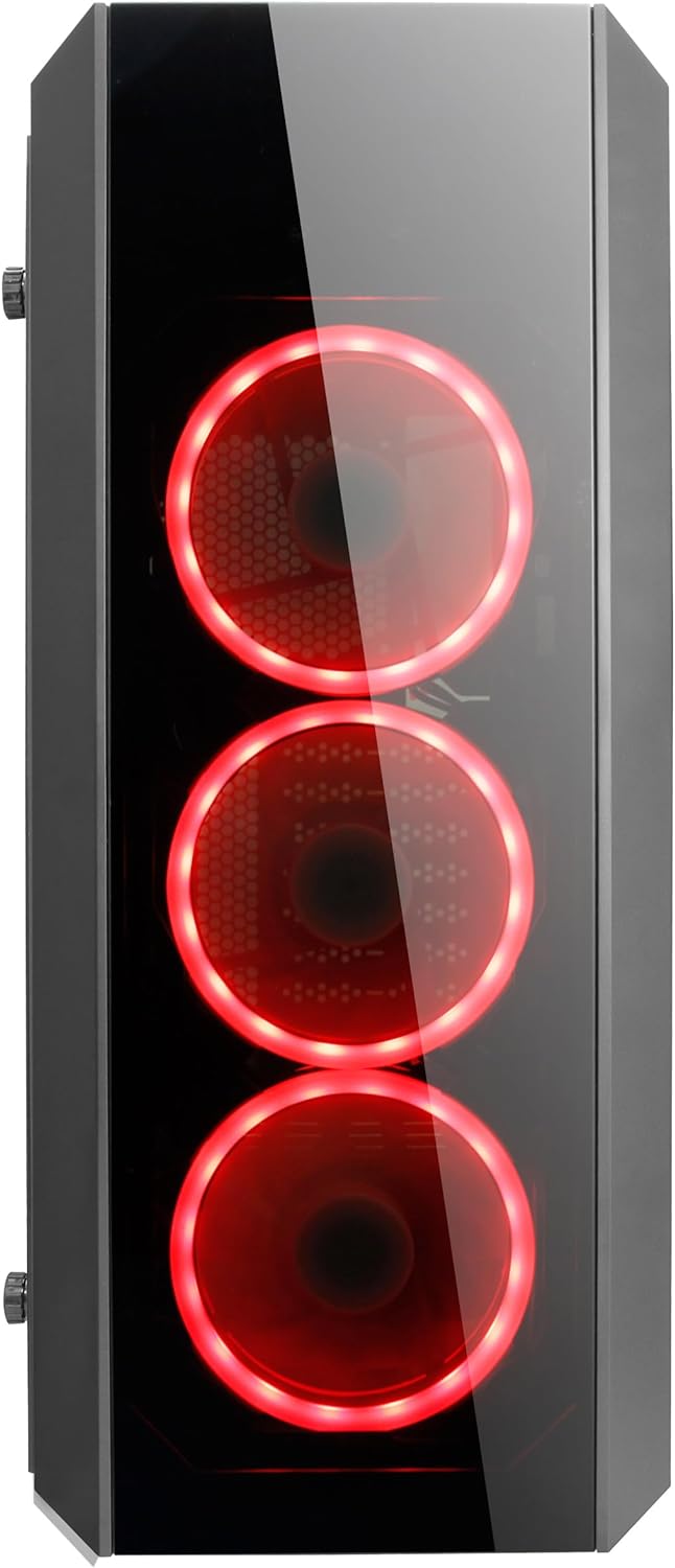 Chieftec GL-02B-OP Scorpion II Tower-Gehäuse, Temperglas