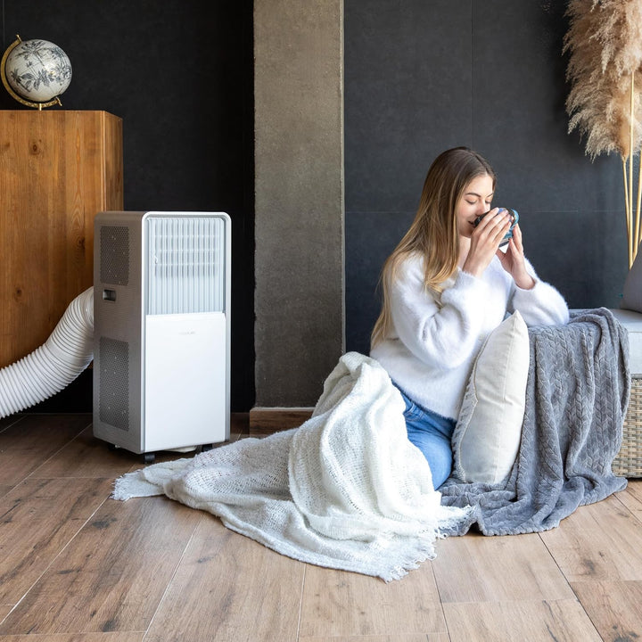 Cecotec - Mobile Klimageräte ForceClima 12850 Style Heating Connected, 12000 BTU, Abdeckung 28 m2, W